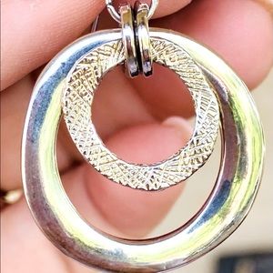 Premier Designs two tone dangle earrings